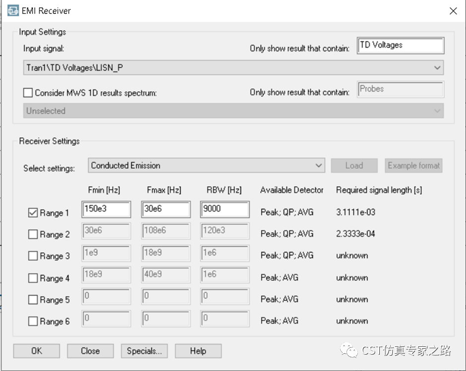 CST2023版新功能01-EMI接收机仿真